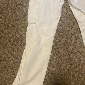 Men’s True Religion White Cargo Pants
